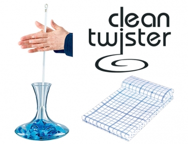 CleanTwister Blau + Trockentuch