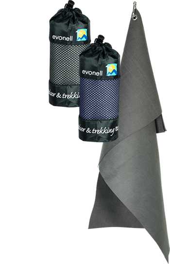 Outdoortücher von Evonell extrem saugfähig